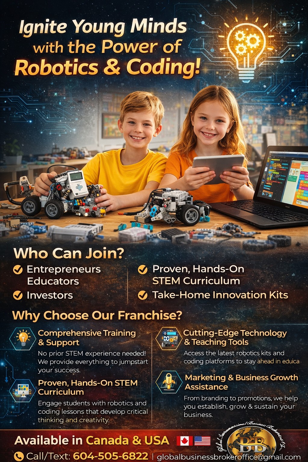 Robotics and Coding Franchise on sale